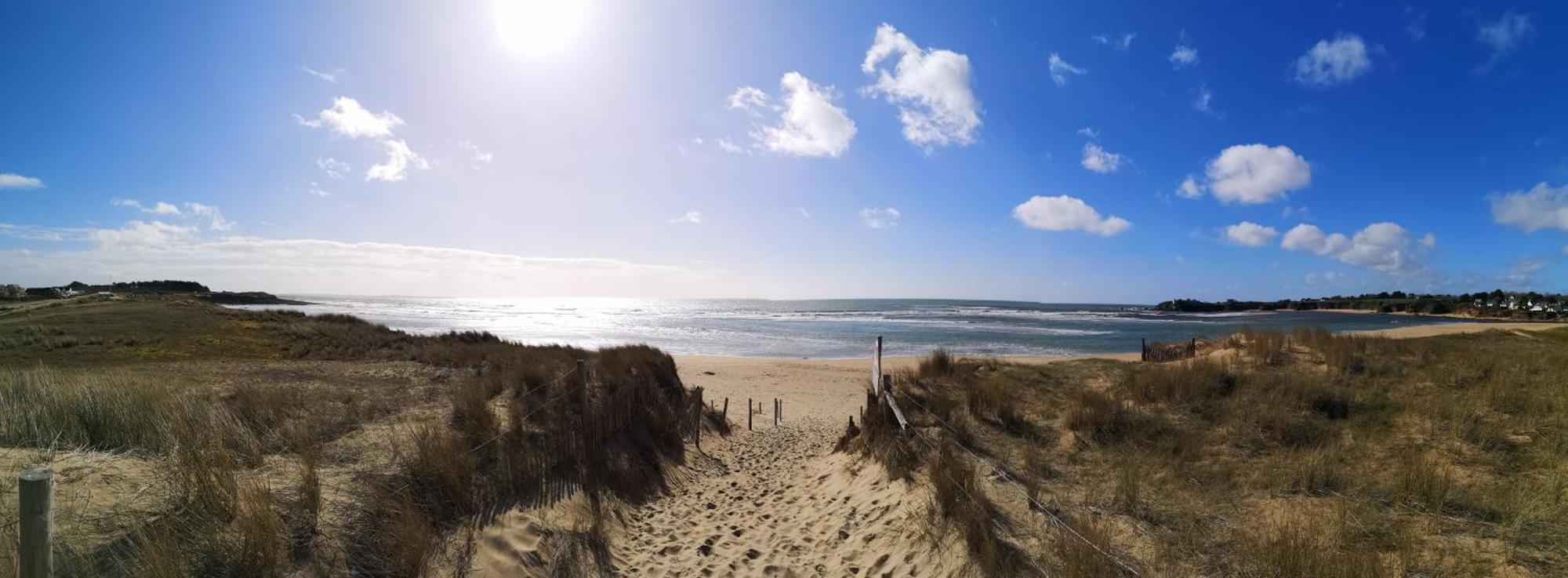 Maisonnette T2 Bord De Mer Guidel Plage Buitenkant foto